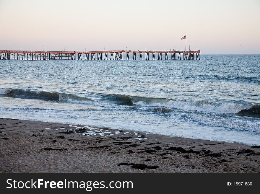 Ventura historic pier, South California