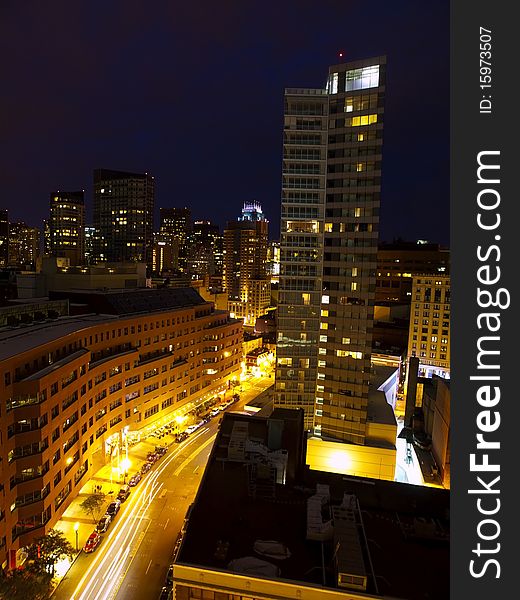 Boston Night Streets