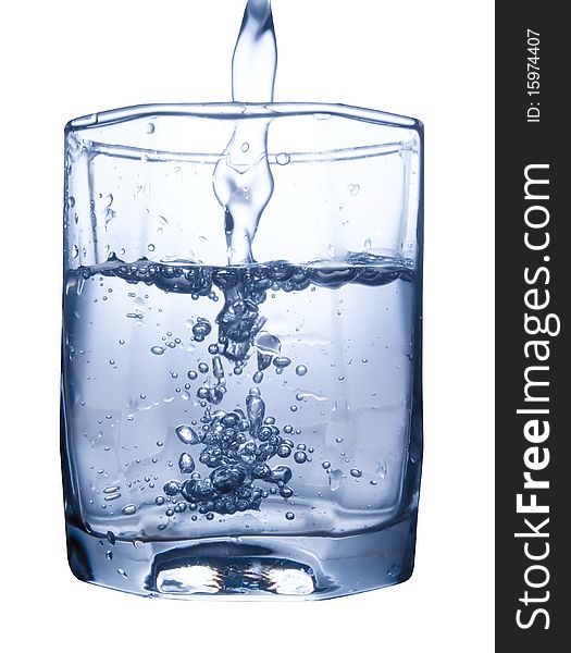 Water Splash In Glass