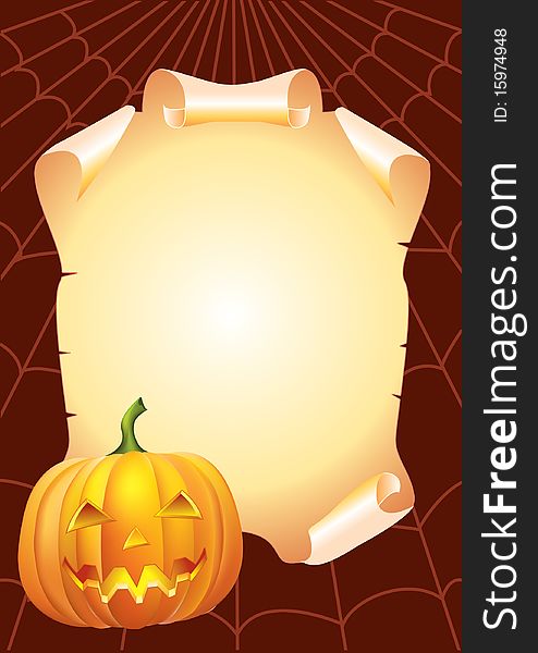 Halloween . Vector background for text. Halloween . Vector background for text.