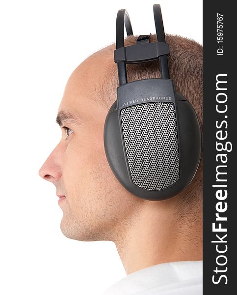 Man with headphones