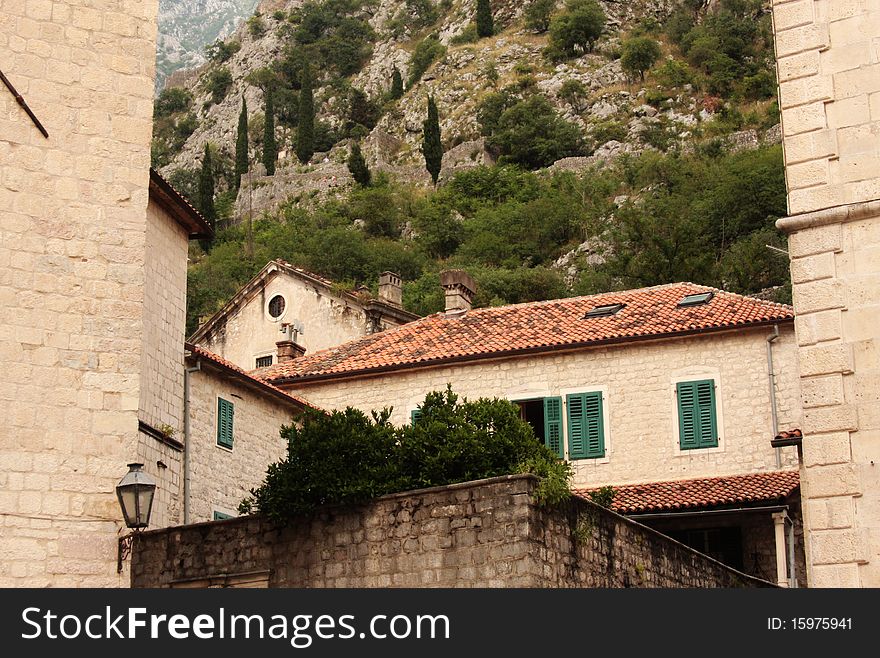 Details of old city of Kotor in Montenegro. Details of old city of Kotor in Montenegro.