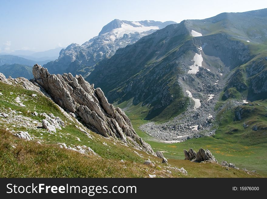 Nice view of mountains. The plateau Lagonaki in the West Caucasus. Nice view of mountains. The plateau Lagonaki in the West Caucasus.