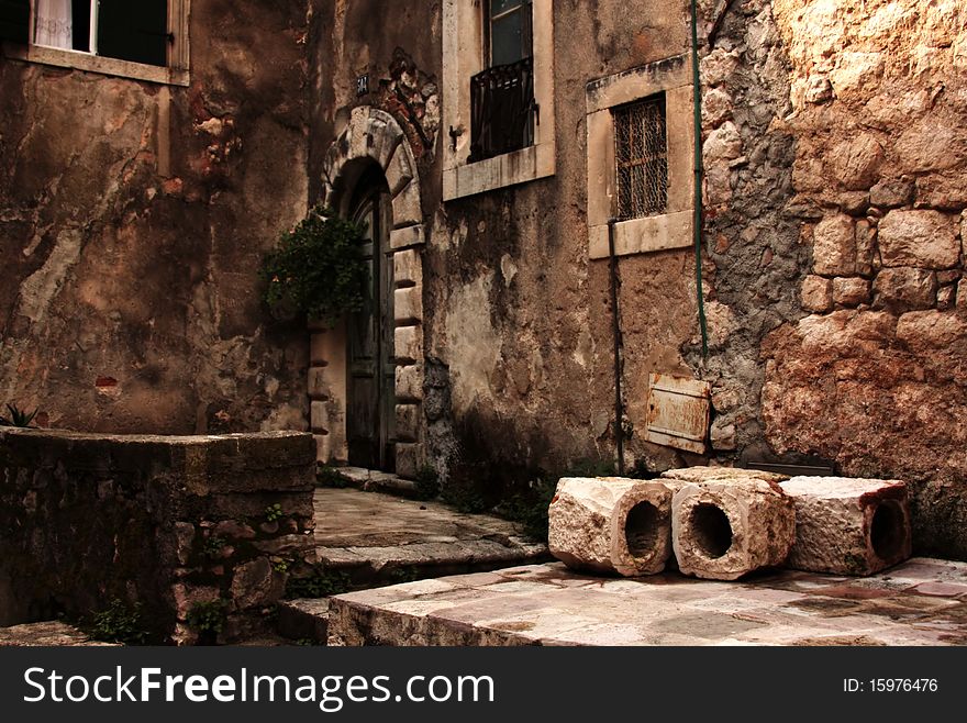 Details of old city of Kotor in Montenegro. Details of old city of Kotor in Montenegro.