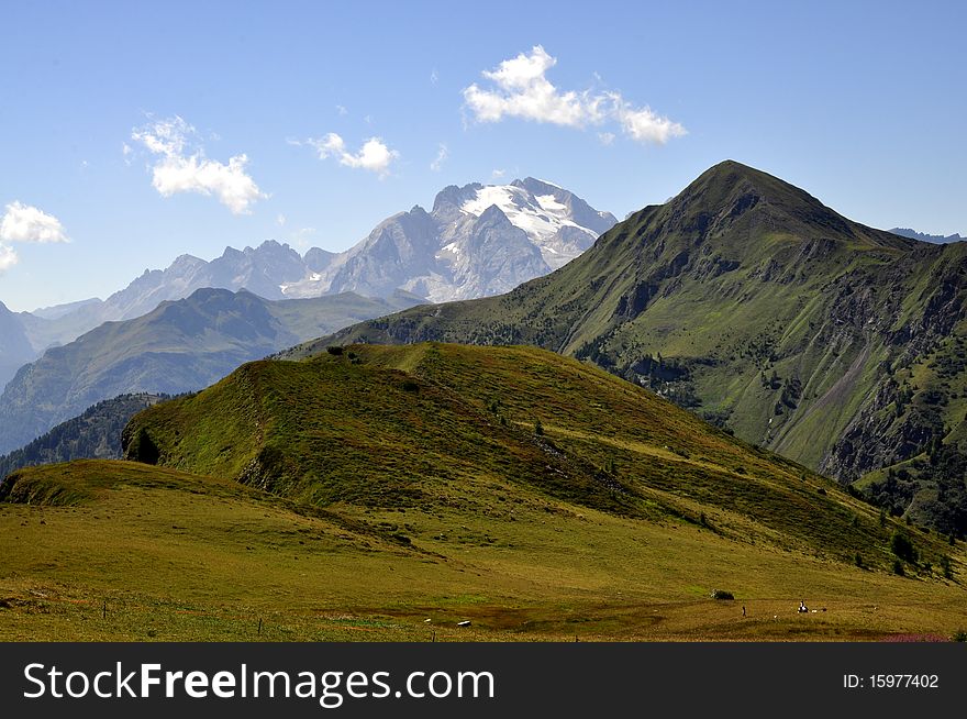 Landscape Dolomites of northern Italy