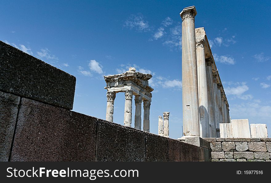 Antique Ruins In Ephesus