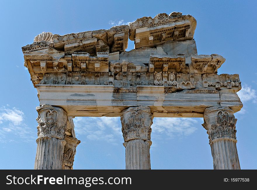 Detail of ancient ruins in Ephesus, Turkey. Detail of ancient ruins in Ephesus, Turkey