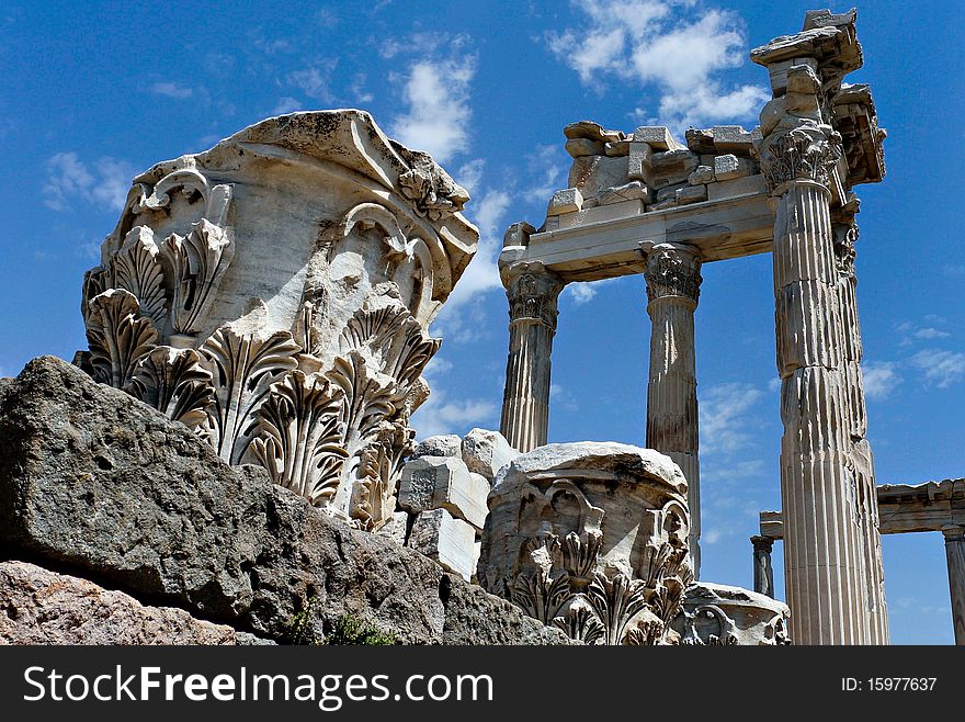 Detail of ancient ruins in Ephesus, Turkey. Detail of ancient ruins in Ephesus, Turkey