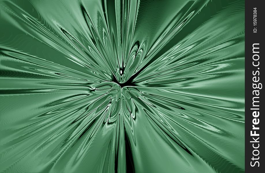 Green computer generated abstract background