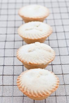 Four Freshly Baked Mini Apple Pies Royalty Free Stock Photo Four Freshly Baked Mini Apple Pies Royalty Free Stock Photo