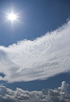 Tranquil Skies And Clouds Royalty Free Stock Photo Tranquil Skies And Clouds Royalty Free Stock Photo