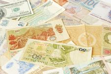 Different Money Royalty Free Stock Photography Different Money Royalty Free Stock Photography