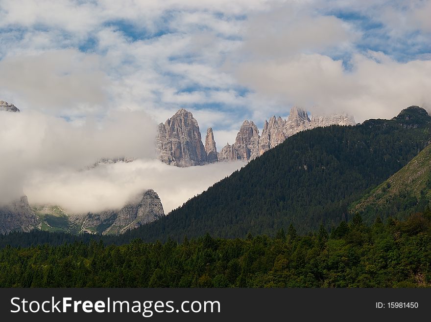 Trentino mountain scenery