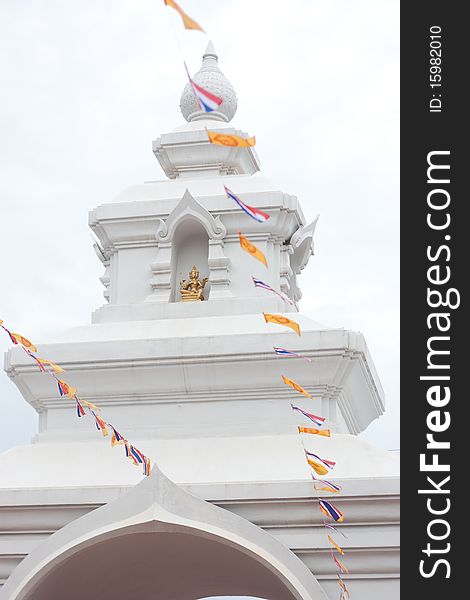 Pagoda in Leoy city of Thailand