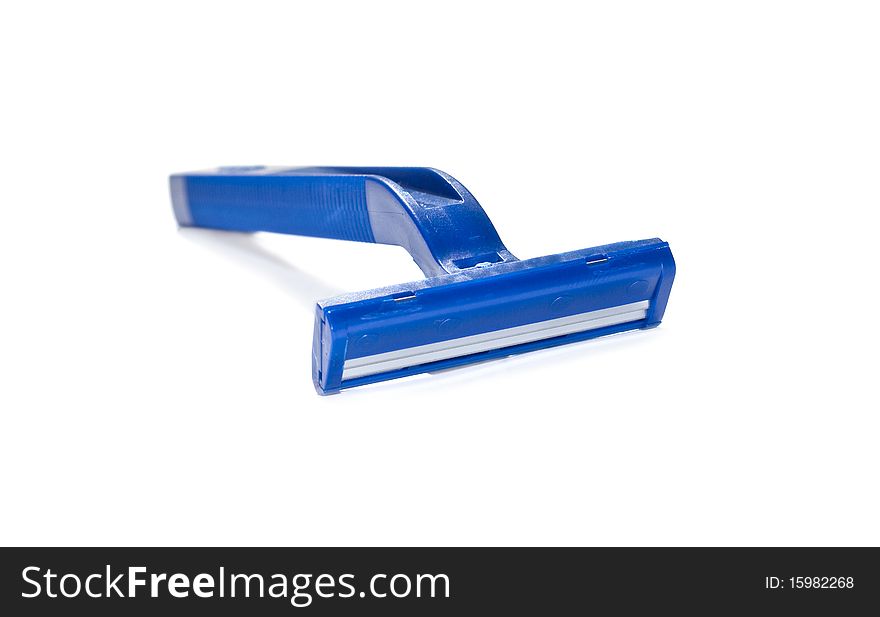 Disposable Razor Isolated Over White