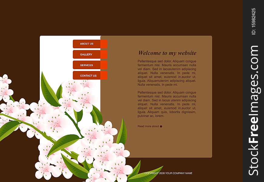 Website Template, easy to use in adobe Photoshop, Flash or Illustrator to export it to HTML format, just edit or replace text and add your sub pages.