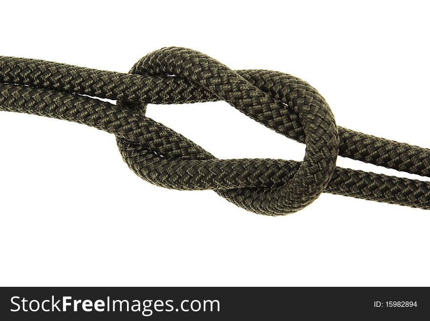 Reef-knot. isolated on white background