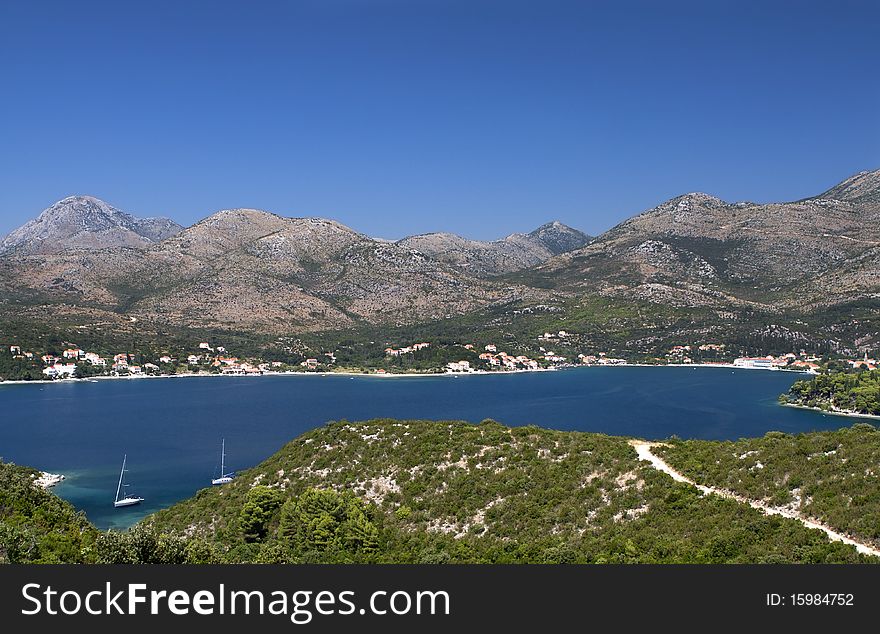 Adriatic Seascape, photo taken in Croatia