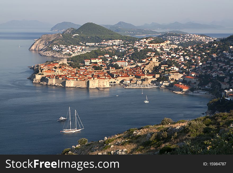 Dubrovnik Medieval City Postcard