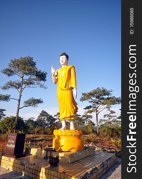 Buddha in Phukraduang National Park Thailand. Buddha in Phukraduang National Park Thailand