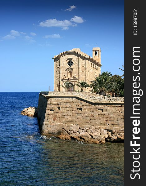 Church in Tabarca island (Spain)