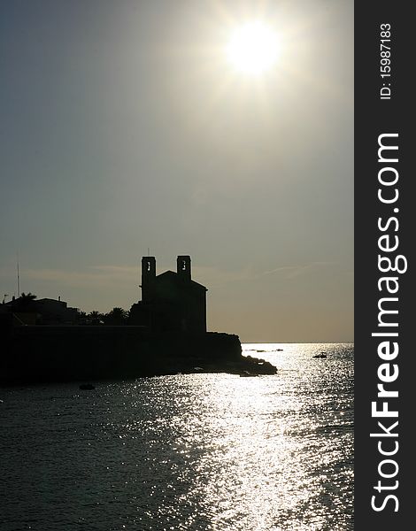 Church in Tabarca island (Spain)