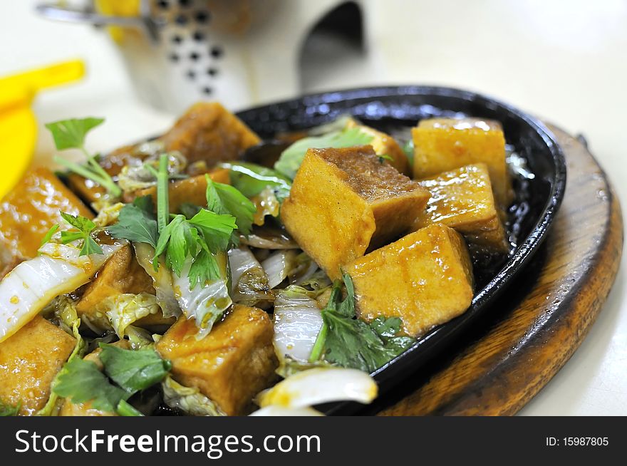 Traditional bean curd cuisine