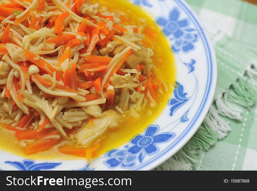 Chinese Style Mushroom Delicacy