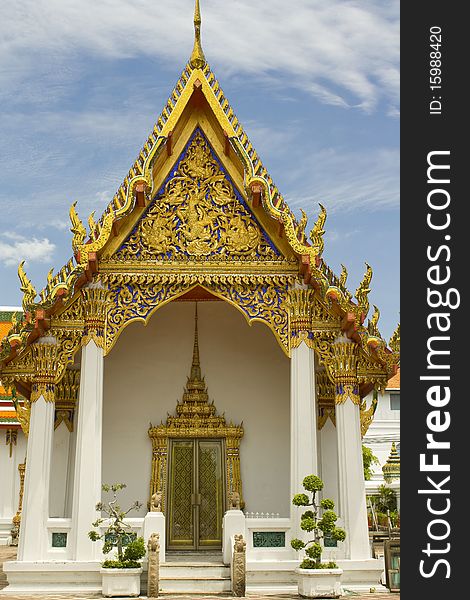 A design art Buddhist temple
 Tample in Bangkok in Thailand. A design art Buddhist temple
 Tample in Bangkok in Thailand