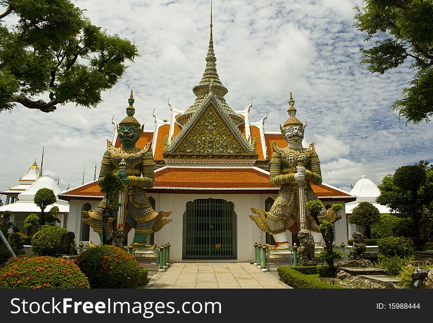 A design art Buddhist temple
 Tample in Bangkok in Thailand. A design art Buddhist temple
 Tample in Bangkok in Thailand