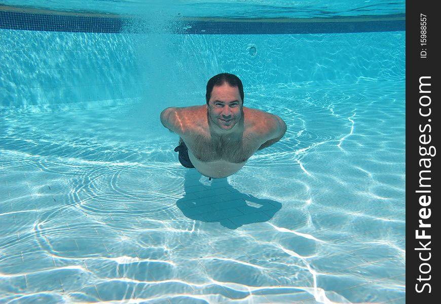 Swimming Underwater Photo