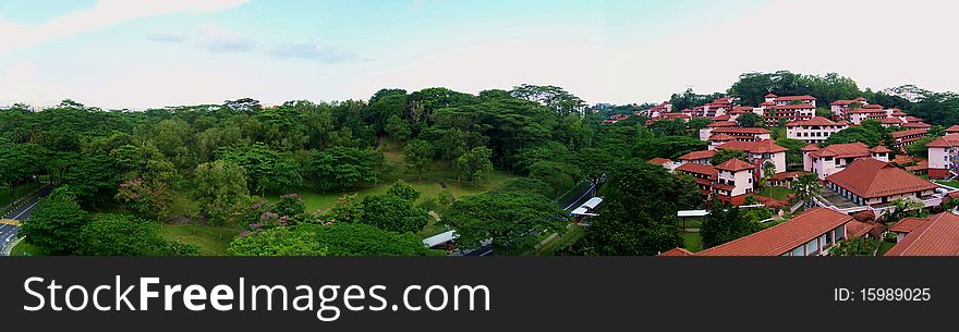 Undergraduate's hall 8, 9, 10 and 11 of Nanyang technological university.