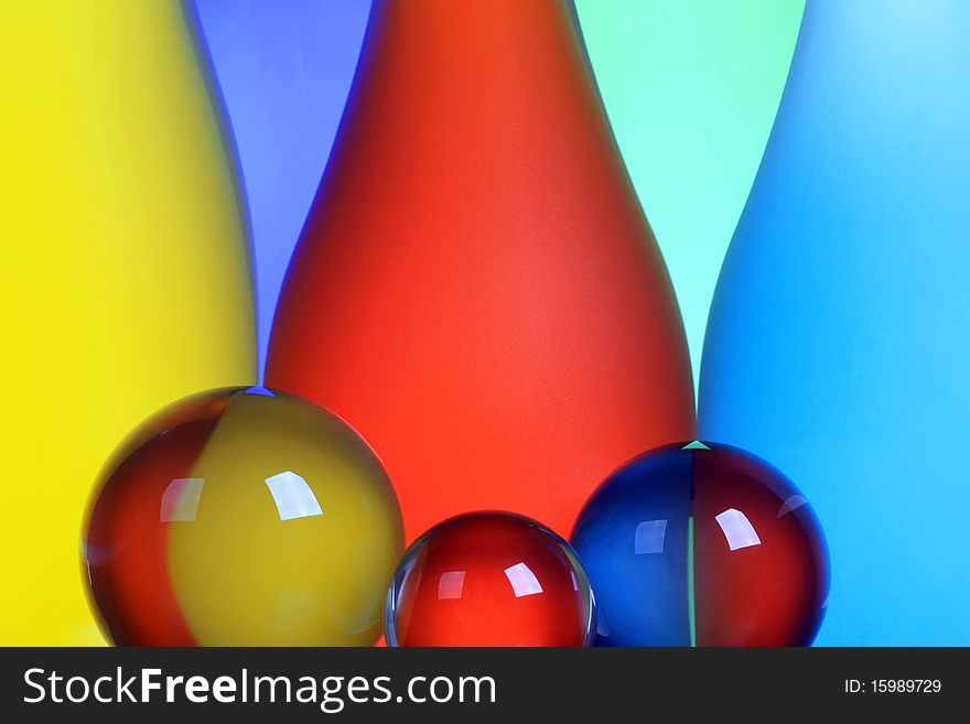 Skittles and spheres for game in bowling