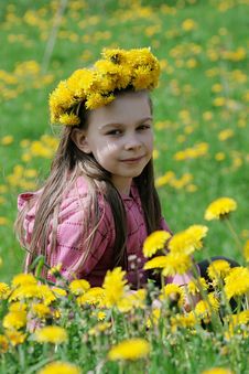 Young Girl In Summer Day. Royalty Free Stock Image Young Girl In Summer Day. Royalty Free Stock Image