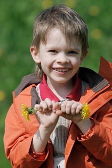 Boy In Summer Day. Royalty Free Stock Images Boy In Summer Day. Royalty Free Stock Images