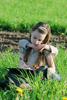 Children In Summer Day. Stock Photo Children In Summer Day. Stock Photo