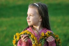 Young Girl In Summer Day. Royalty Free Stock Image