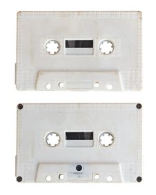 Audio Cassette Isolated Royalty Free Stock Photography