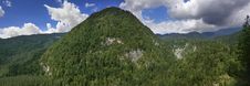Mountain Landscape (panorama) Royalty Free Stock Photo