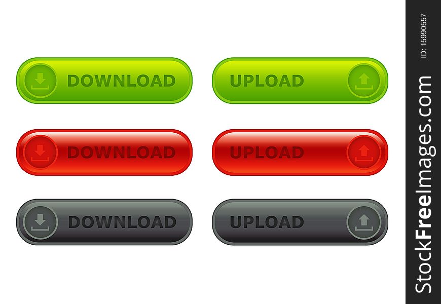 Button Upload-download