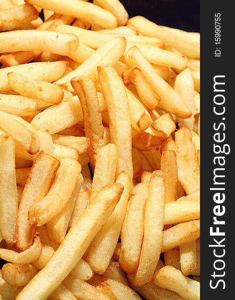 French Fries Prepared and cooked potatos chips