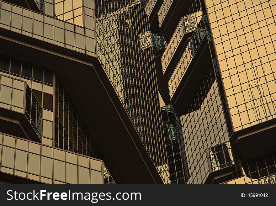 Skyscraper Windows In Hong Kong