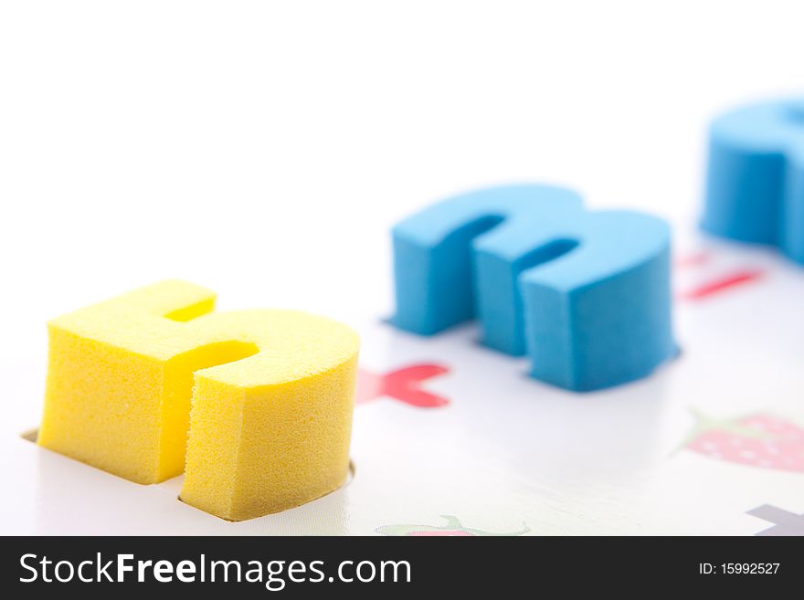 Colored paper clips office on a white background. Colored paper clips office on a white background