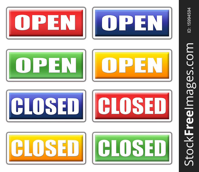 Open And Closed Signs