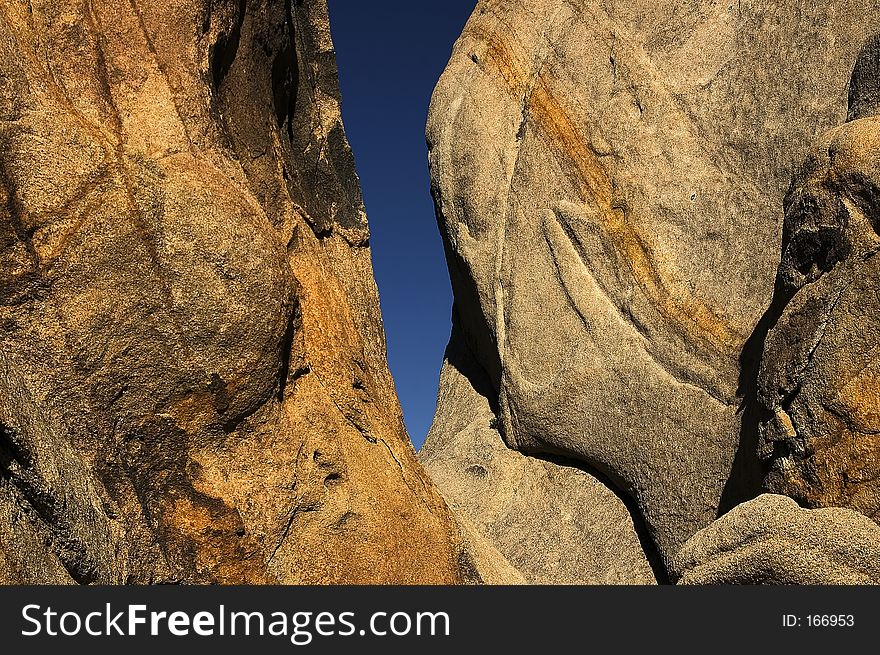 Closeup Of Rock Formations,Joshua Tree,California. Closeup Of Rock Formations,Joshua Tree,California