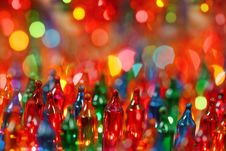 Festive Christmas Lights Royalty Free Stock Images