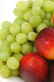 Peaches And Grape 04 Stock Photography Peaches And Grape 04 Stock Photography