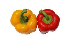 Free Red And Yellow Pepper Royalty Free Stock Photos - 1607218