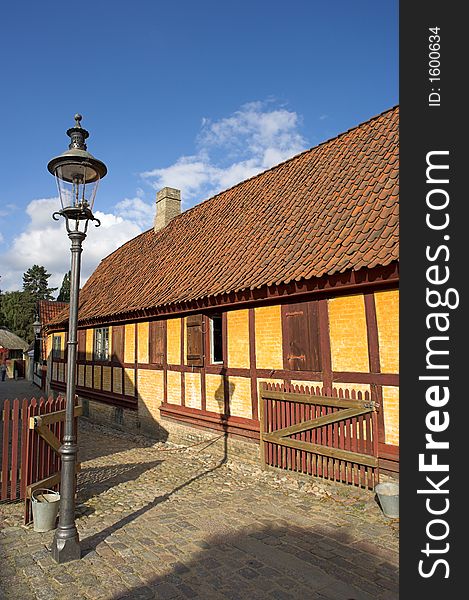 Old Danish houses (in the city of Aarhus)