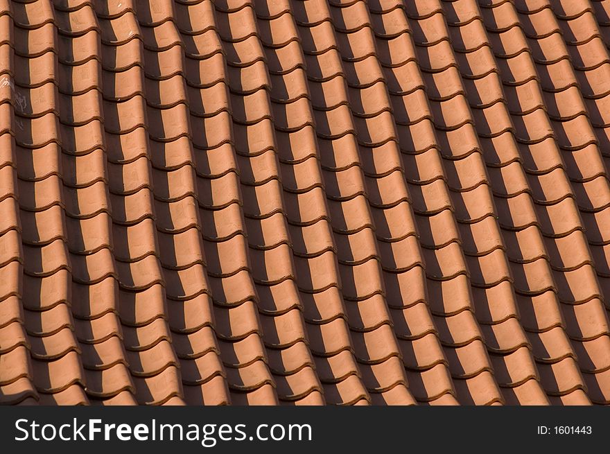 Tile Roof in the Riga Old City